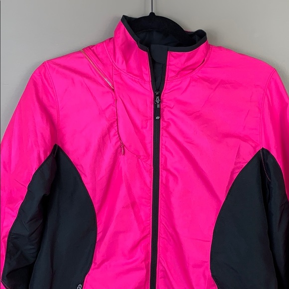 RoadRunner neon pink and black zip up jacket sm - Picture 2 of 9